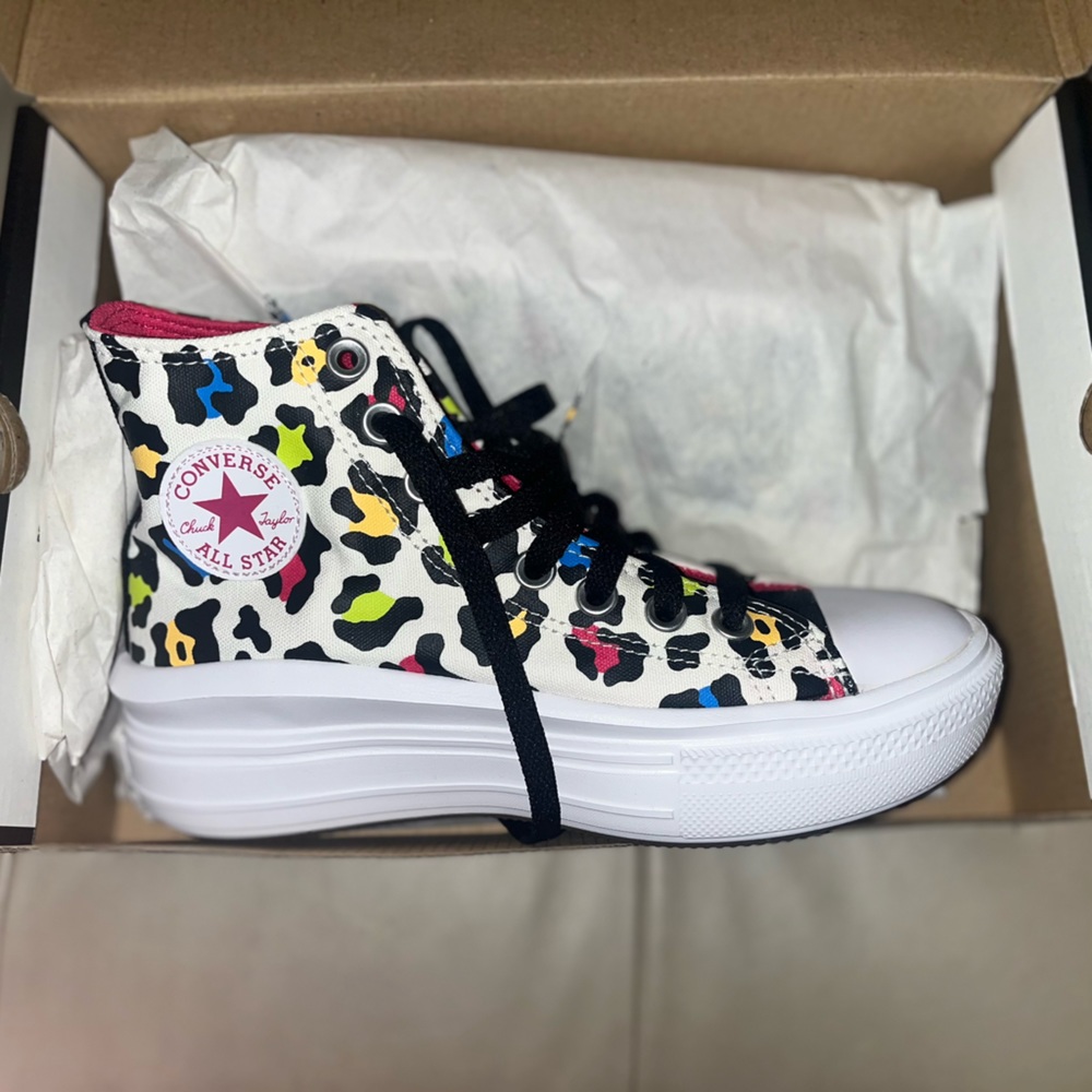 Converse platform high top sneakers